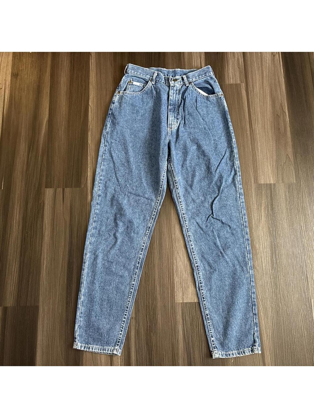 Vintage Lee Jeans Women's Size 10 Dark Wash Straight Tapered Leg
